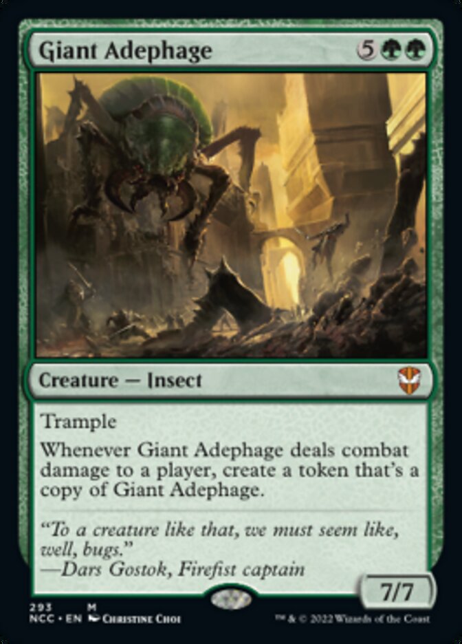 Giant Adephage [Streets of New Capenna Commander] (NCC 293)