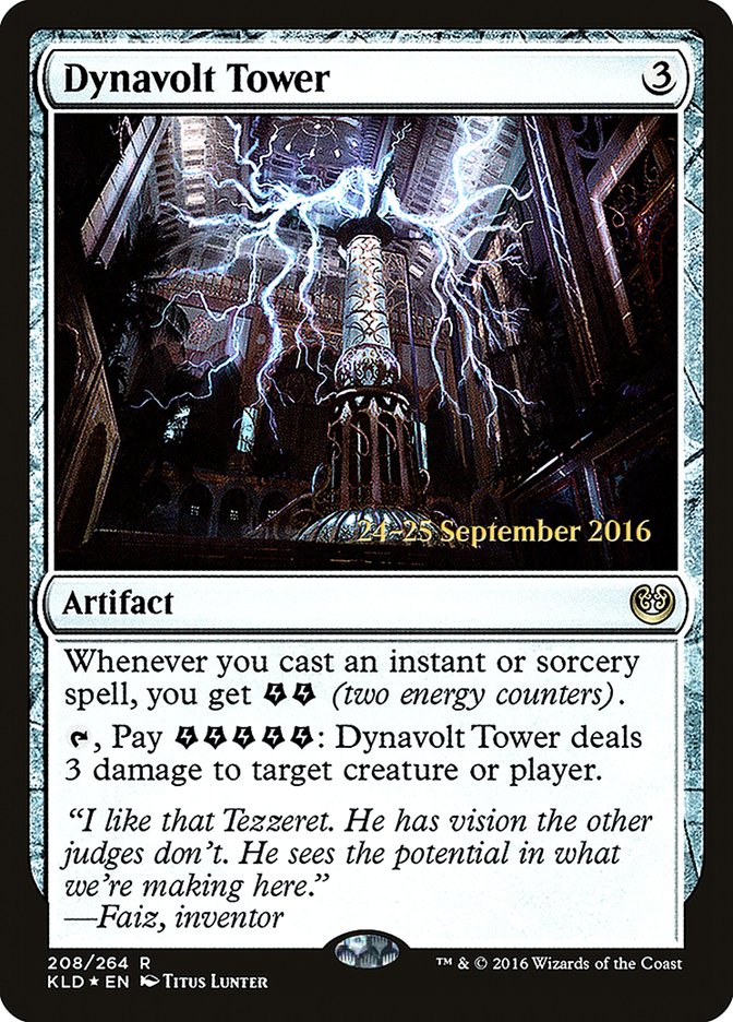 Dynavolt Tower  (Prerelease) [Kaladesh Prerelease Promos] (PKLD 208S)