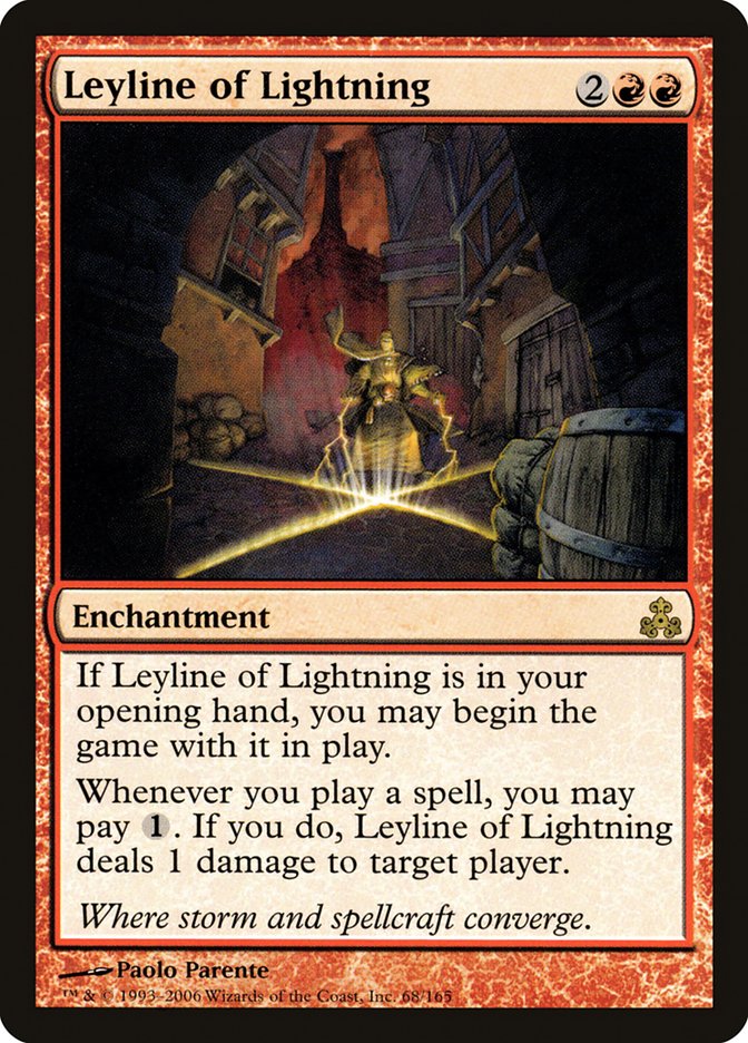 Leyline of Lightning [Guildpact] (GPT 68)