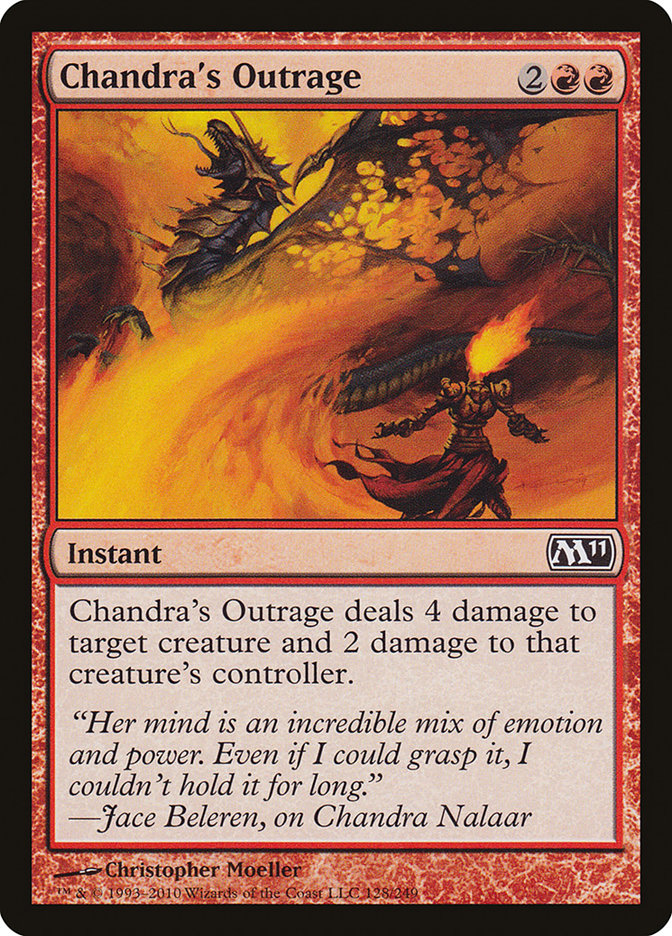 Chandra's Outrage [Magic 2011] (M11 128)