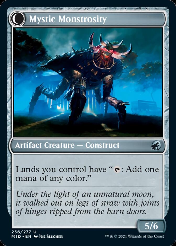 Mystic Skull // Mystic Monstrosity [Innistrad: Midnight Hunt] (MID 256)