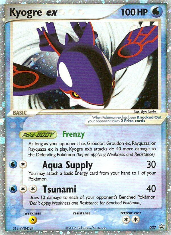 Kyogre ex (37) [Nintendo: Black Star Promos]