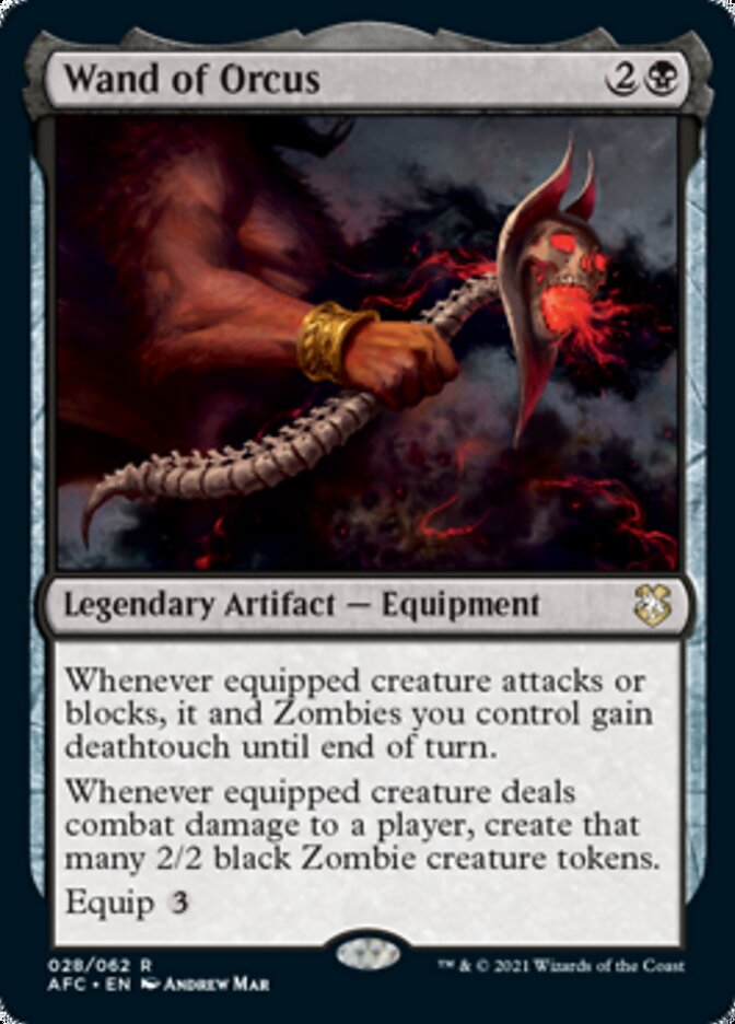 Wand of Orcus [Dungeons & Dragons: Adventures in the Forgotten Realms Commander] (AFC 28)