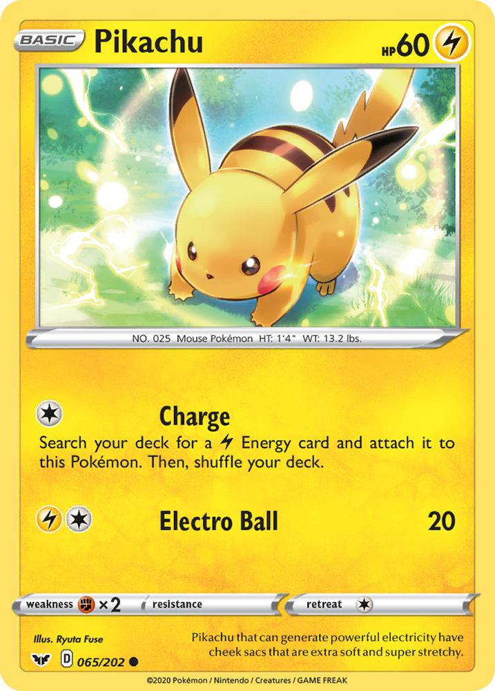 Pikachu (65/202) [Sword & Shield: Base Set]