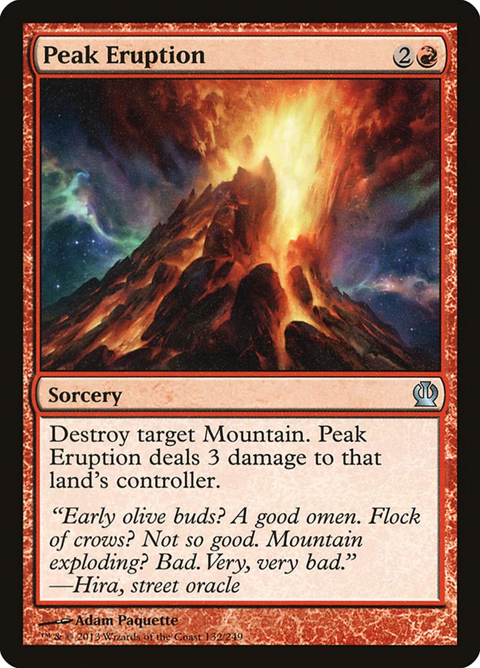 Peak Eruption [Theros] (THS 132)