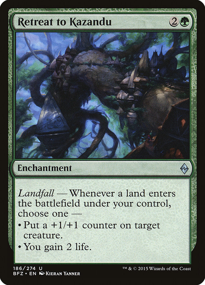 Retreat to Kazandu [Battle for Zendikar] (BFZ 186)