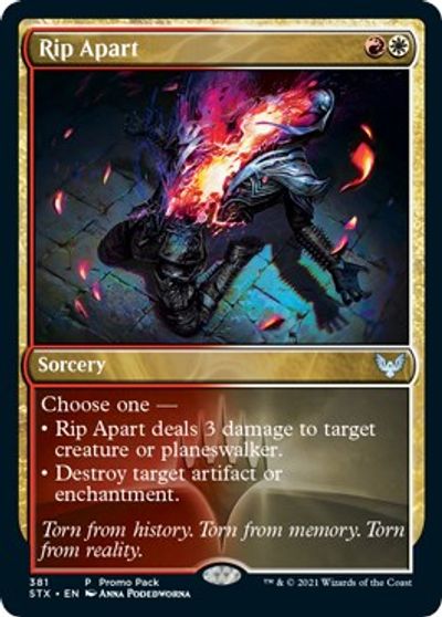 Rip Apart (Promo Pack) [Strixhaven: School of Mages] (PSTX 381)