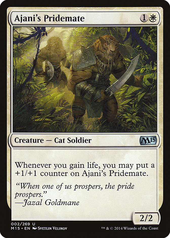 Ajani's Pridemate [Magic 2015] (M15 2)