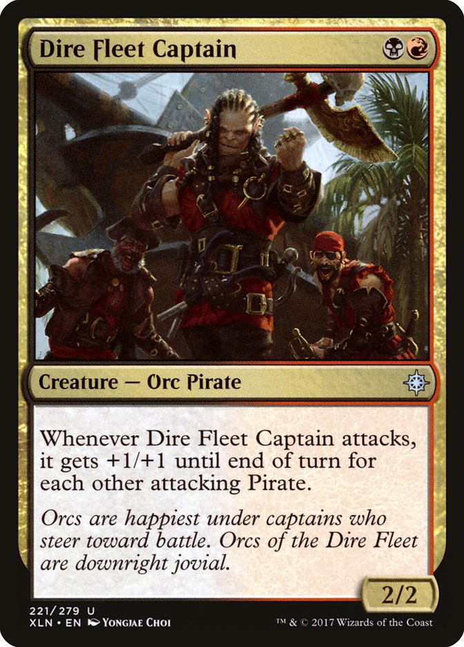Dire Fleet Captain [Ixalan] (XLN 221)