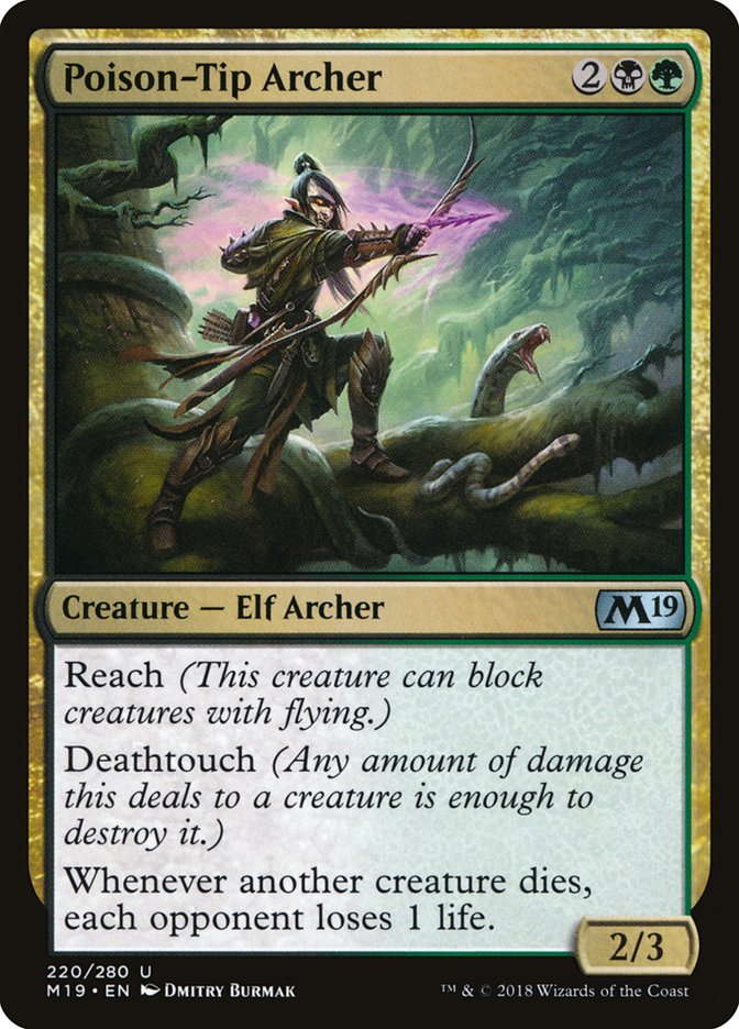 Poison-Tip Archer [Core Set 2019] (M19 220)