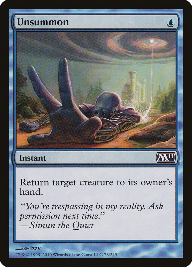 Unsummon [Magic 2011] (M11 78)