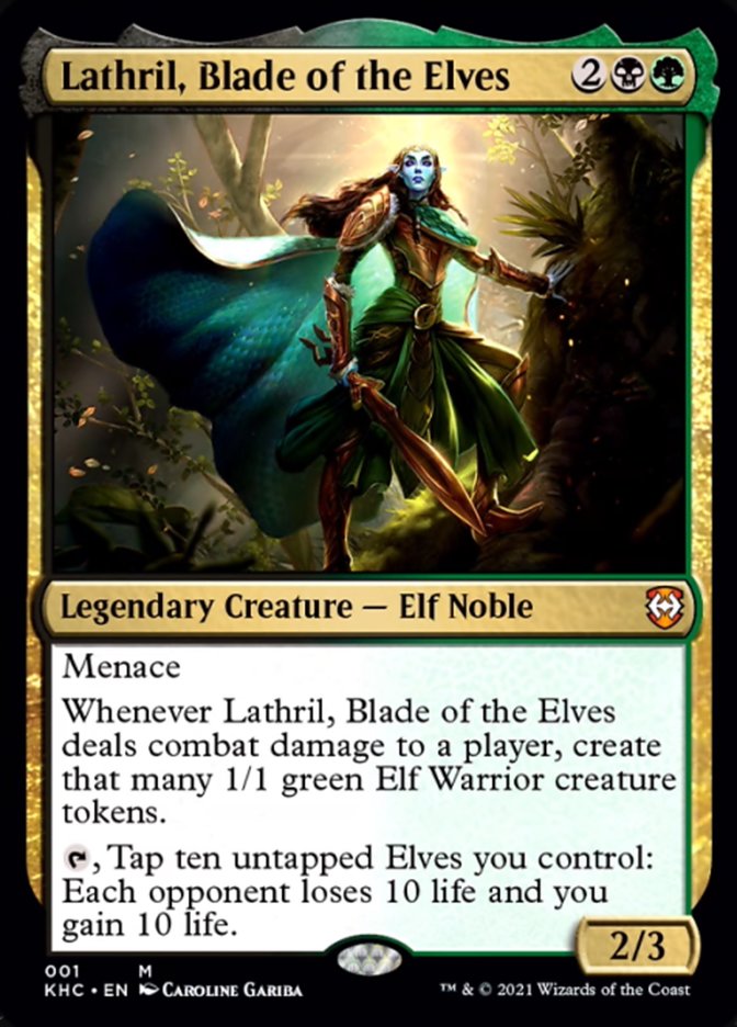 Lathril, Blade of the Elves [Kaldheim Commander] (KHC 1)