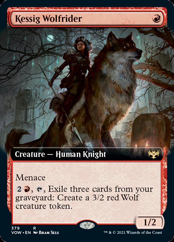 Kessig Wolfrider (Extended) [Innistrad: Crimson Vow] (VOW 379)