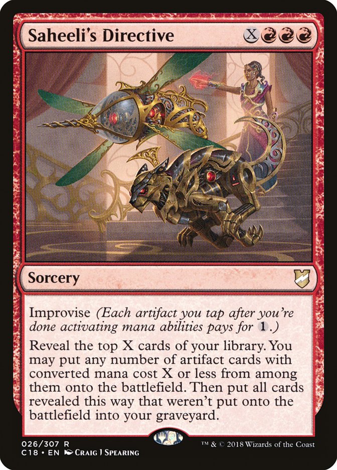 Saheeli's Directive [Commander 2018] (C18 26)