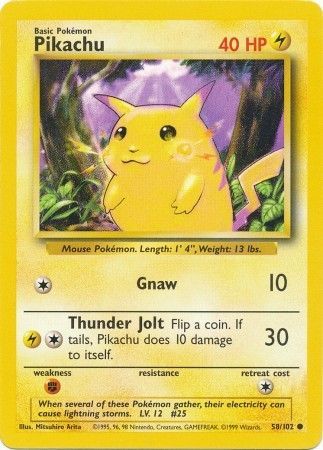 Pikachu (58/102) [Base Set]