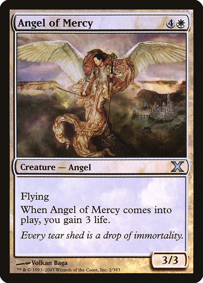 Angel of Mercy (Premium Foil) [Tenth Edition] (10E 2)