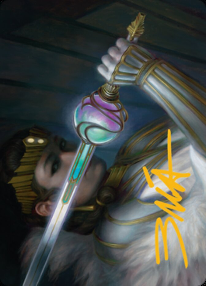 Luxior, Giada's Gift Art Card (Gold-Stamped Signature) [Streets of New Capenna Art Series] (ASNC 34)