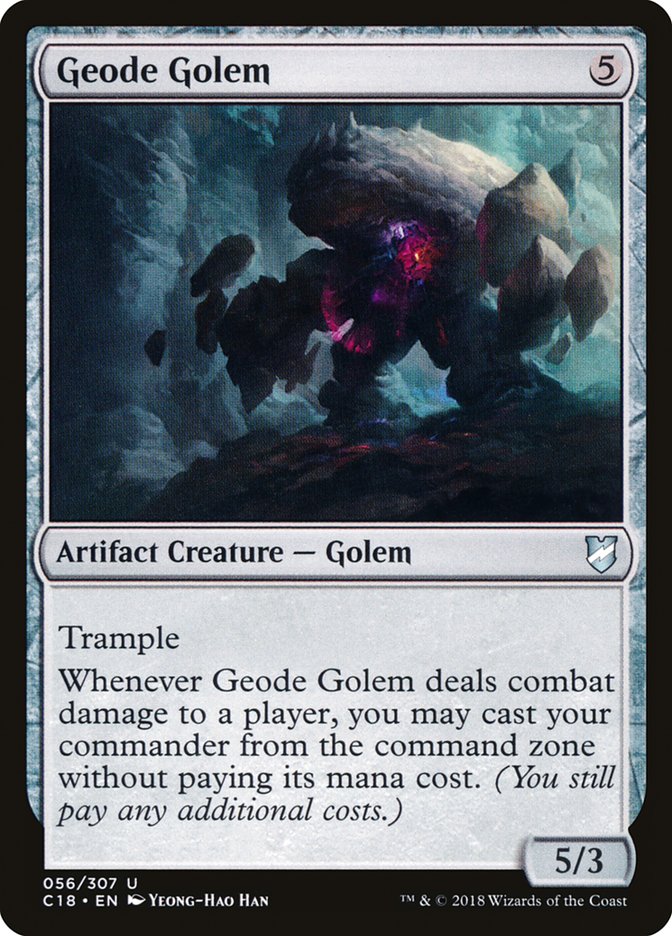 Geode Golem [Commander 2018] (C18 56)