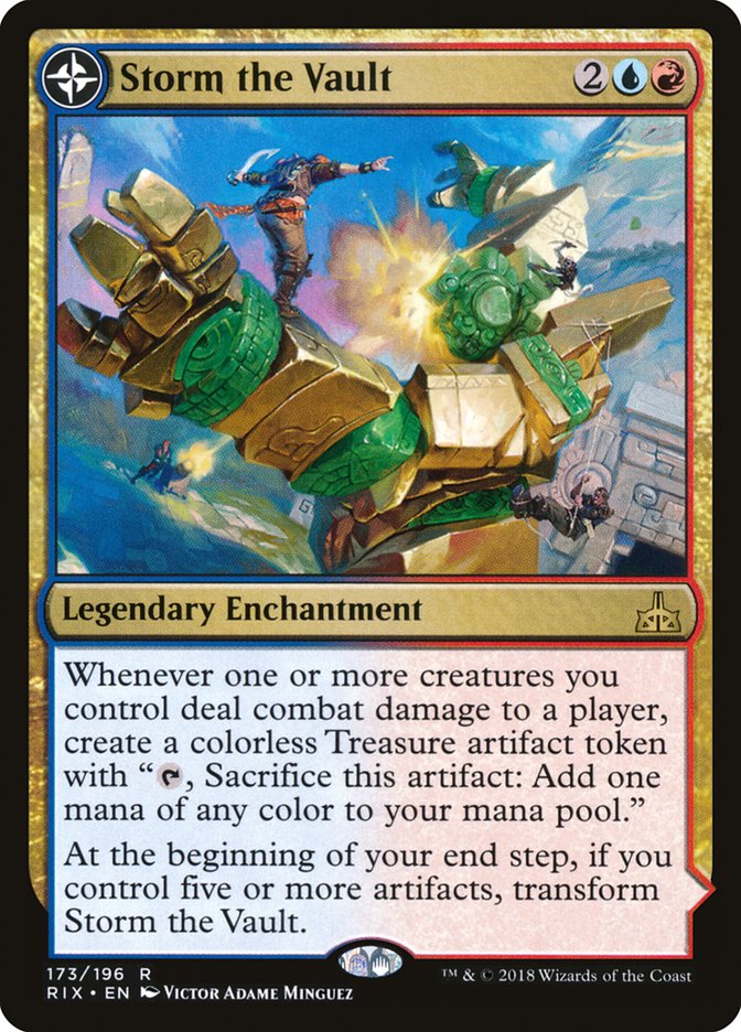Storm the Vault // Vault of Catlacan [Rivals of Ixalan] (RIX 173)