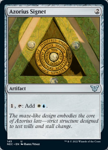 Azorius Signet [Kamigawa: Neon Dynasty Commander] (NEC 145)