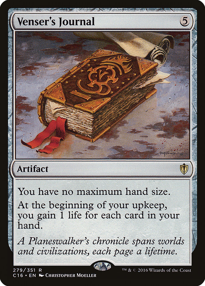 Venser's Journal [Commander 2016] (C16 279)