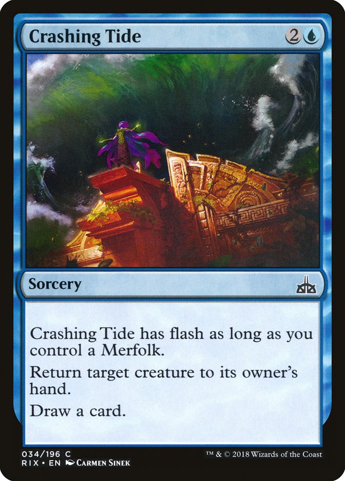 Crashing Tide [Rivals of Ixalan] (RIX 34)