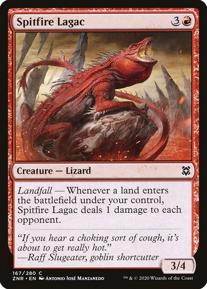 Spitfire Lagac [Zendikar Rising] (ZNR 167)