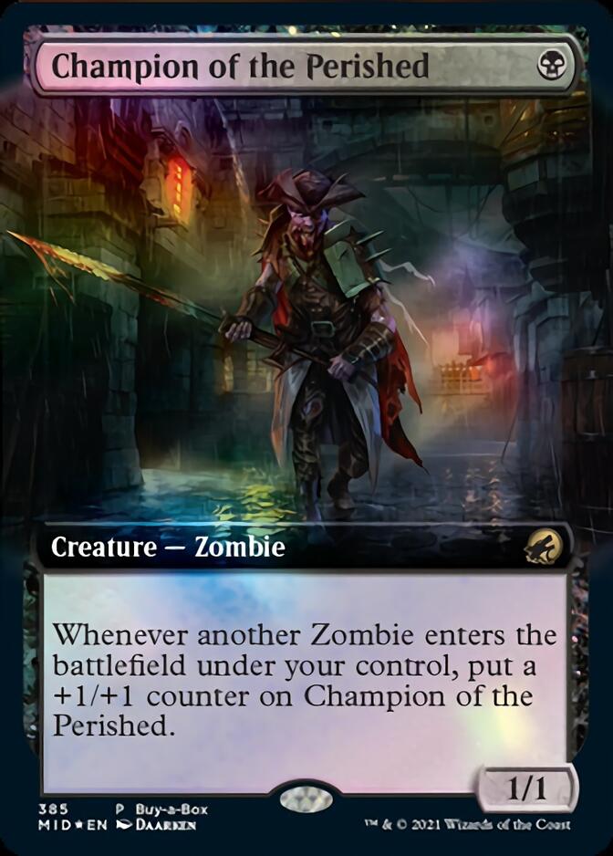 Champion of the Perished (Buy-a-Box) [Innistrad: Midnight Hunt] (MID 385)