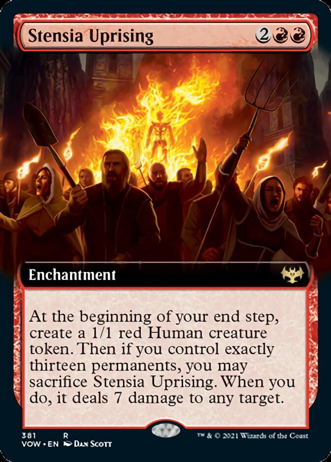 Stensia Uprising (Extended) [Innistrad: Crimson Vow] (VOW 381)