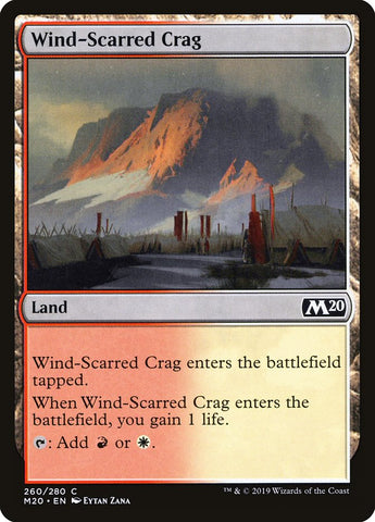 Wind-Scarred Crag [Core Set 2020] (M20 260)