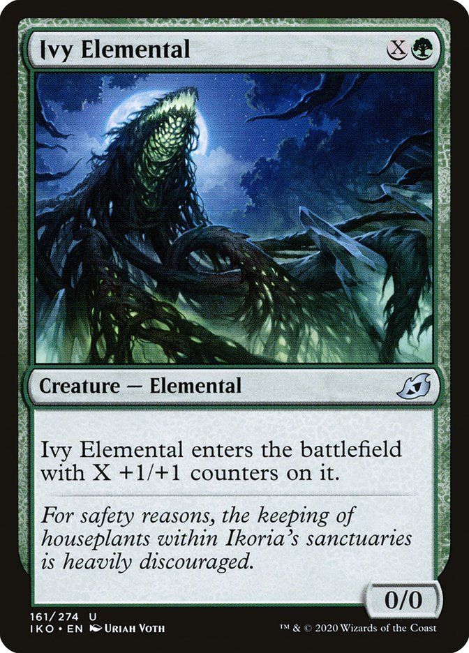 Ivy Elemental [Ikoria: Lair of Behemoths] (IKO 161)