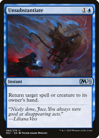 Unsubstantiate [Core Set 2021] (M21 82)