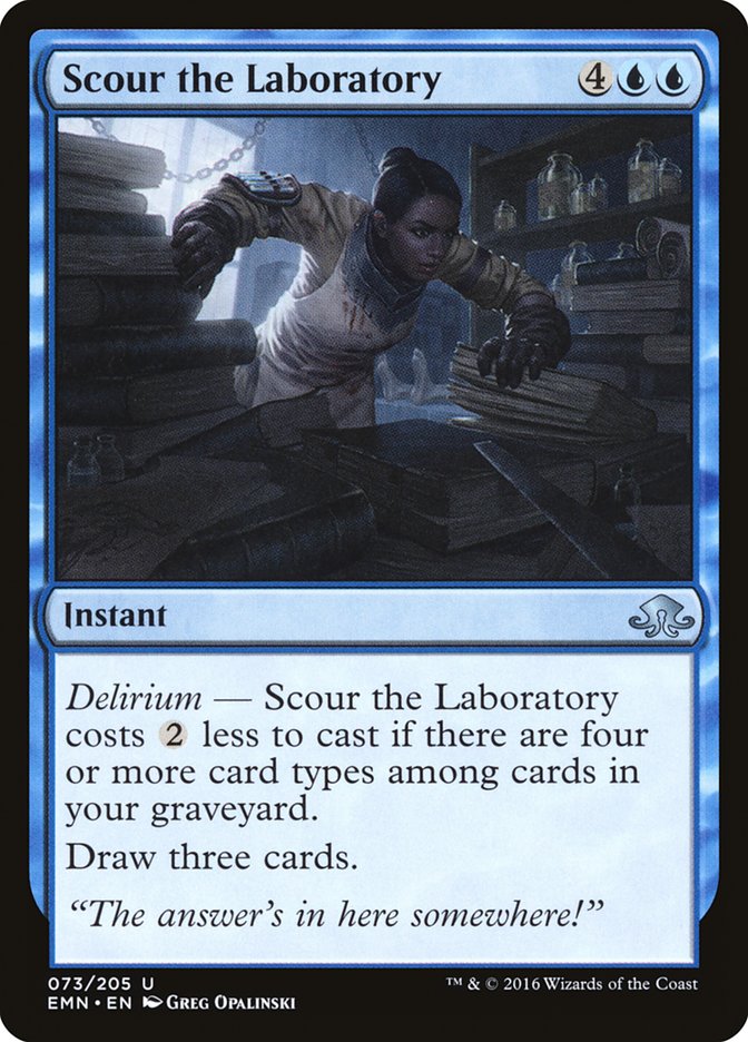 Scour the Laboratory [Eldritch Moon] (EMN 73)