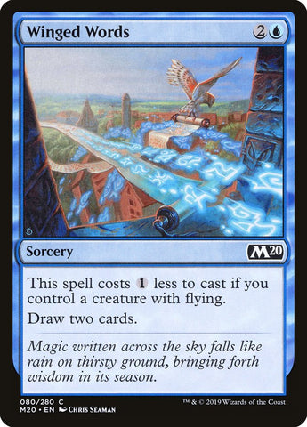 Winged Words [Core Set 2020] (M20 80)