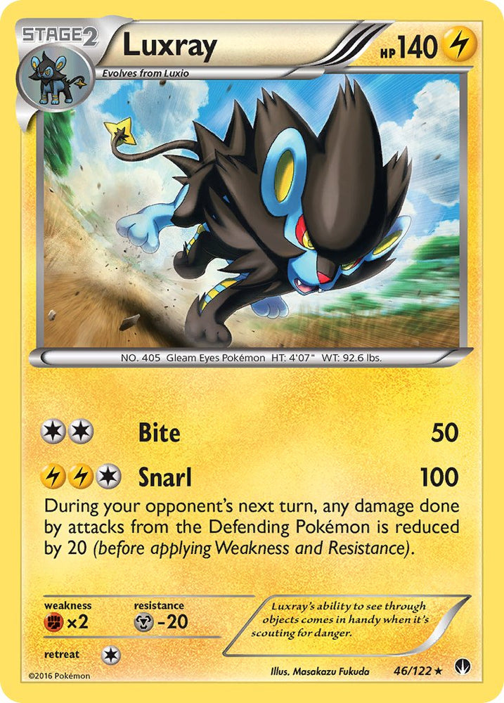 Luxray (46/122) [Theme Deck Exclusives]