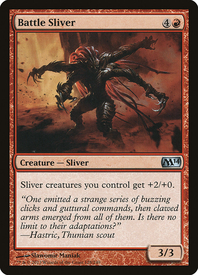 Battle Sliver [Magic 2014] (M14 128)
