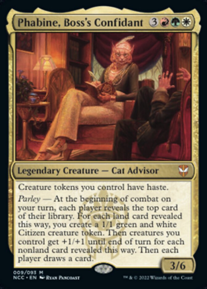 Phabine, Boss's Confidant [Streets of New Capenna Commander] (NCC 9)