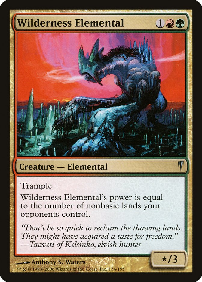 Wilderness Elemental [Coldsnap] (CSP 134)