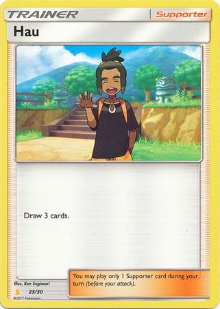 Hau (23/30) [Sun & Moon: Trainer Kit - Lycanroc & Alolan Raichu]