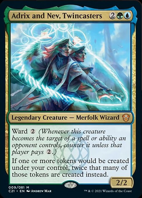 Adrix and Nev, Twincasters [Commander 2021] (C21 9)