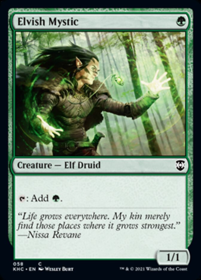Elvish Mystic [Kaldheim Commander] (KHC 58)