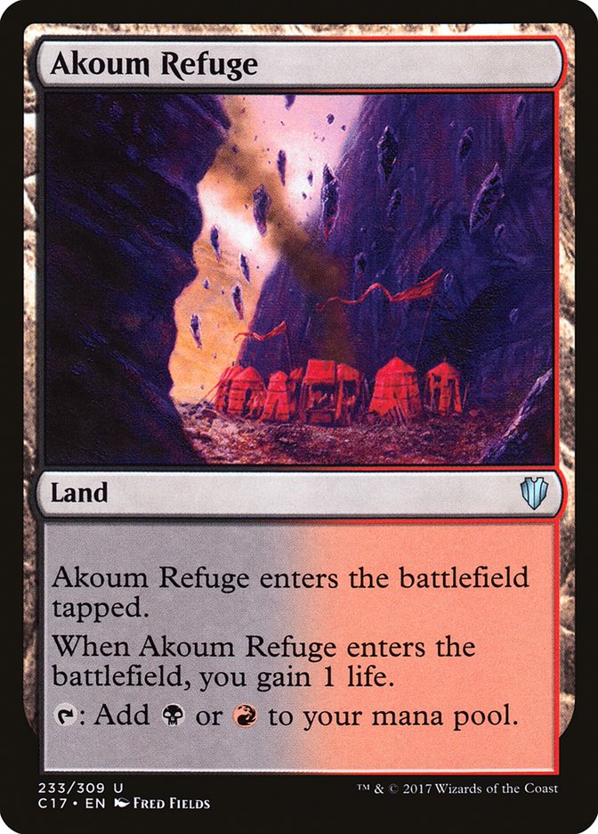 Akoum Refuge [Commander 2017] (C17 233)