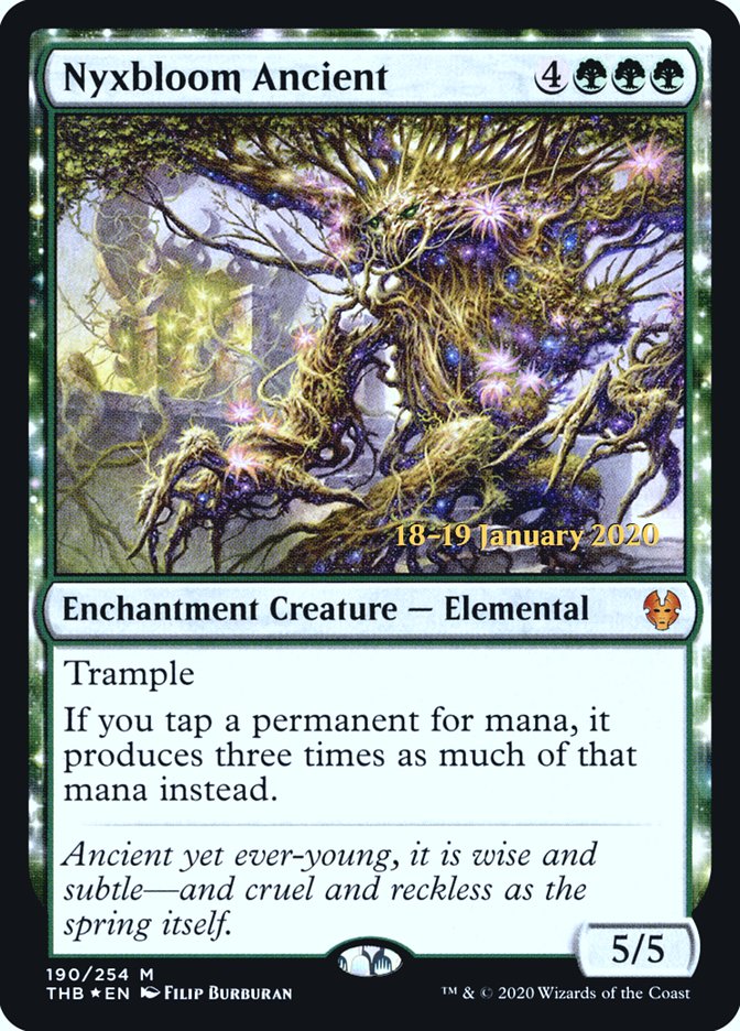 Nyxbloom Ancient [Theros Beyond Death Prerelease Promos] (PTHB 190S)