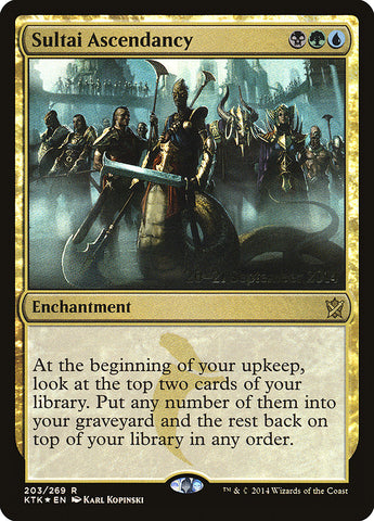Sultai Ascendancy  (Prerelease) [Khans of Tarkir Prerelease Promos] (PKTK 203S)