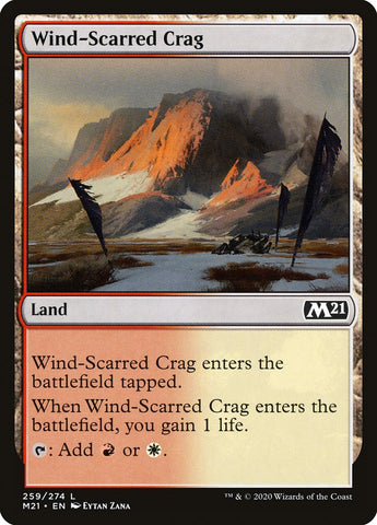 Wind-Scarred Crag [Core Set 2021] (M21 259)