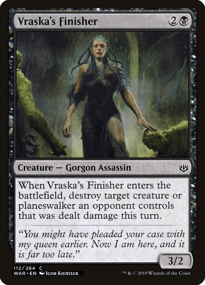Vraska's Finisher [War of the Spark] (WAR 112)
