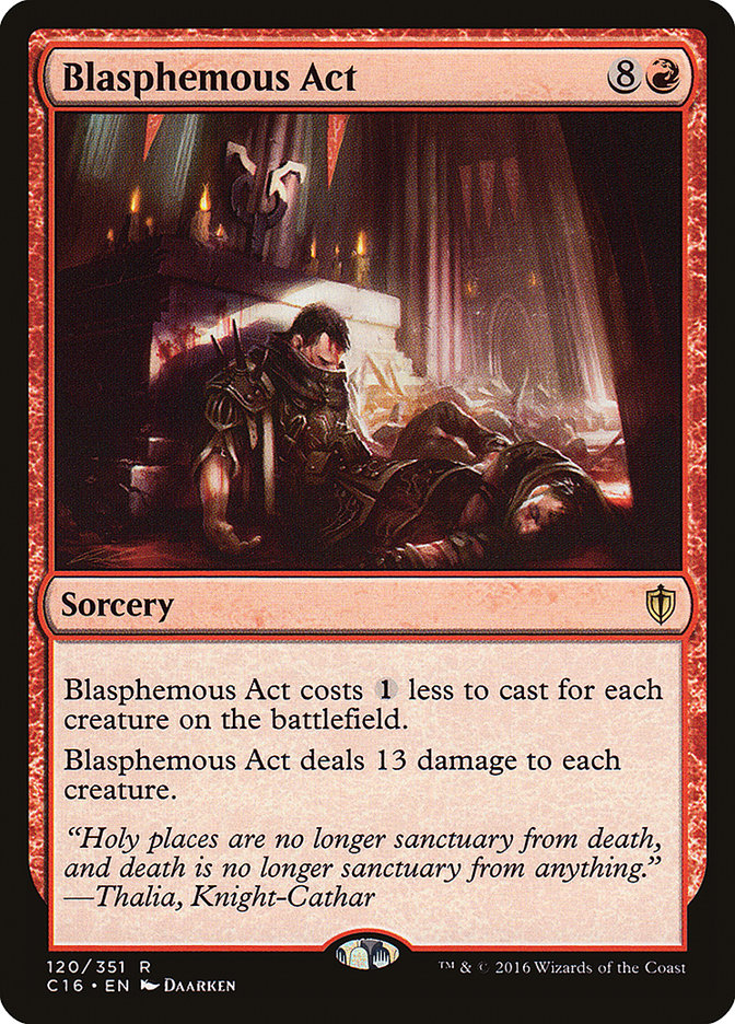 Blasphemous Act [Commander 2016] (C16 120)