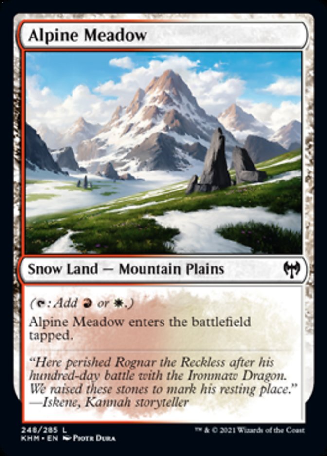 Alpine Meadow [Kaldheim] (KHM 248)