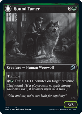 Hound Tamer // Untamed Pup [Innistrad: Double Feature] (DBL 187)