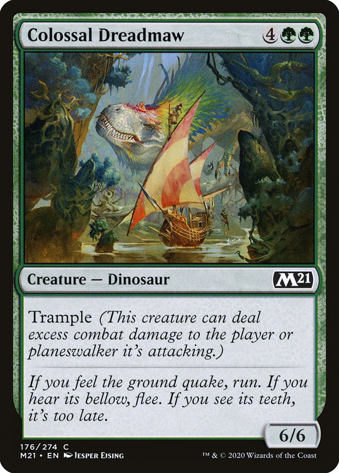 Colossal Dreadmaw [Core Set 2021] (M21 176)